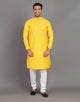 Simple Self Thread and Sequence Design Georgette Kurta Pyjama Set