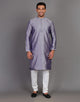 All Over Self Design Stones work Soft Silk Kurta Set