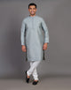 Soft Silk Thread with Brocade design Party Wear Kurta Set
