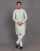 Soft Silk Thread with Brocade design Party Wear Kurta Set