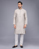 All Over Floral Weaving work Elegant Kurta Pyjama Set