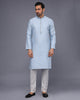 All Over Floral Weaving work Elegant Kurta Pyjama Set