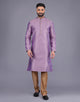 All Over Self Bootis and Weaving Soft Silk Kurta Set