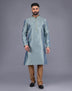 All Over Self Bootis and Weaving Soft Silk Kurta Set