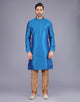 All Over Self Bootis and Weaving Soft Silk Kurta Set