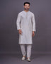 Self Brocade Design Soft Silk Kurta Pyjama Set