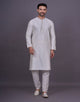 Self Brocade Design Soft Silk Kurta Pyjama Set