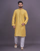 Self Brocade Design Soft Silk Kurta Pyjama Set