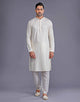 All Over Self Floral Design Thread Embroidery work Kurta Set