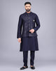 Self Highlighted Thread & Sequence Design Kurta Jacket
