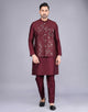 All Over Heavy Sequence work Milky Silk Kurta Jacket