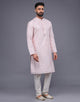 All Over Floral Design Thread Embroidery work Kurta Set