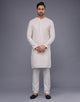 Stylish Floral Brocade Design Thread Work Georgette Kurta Pajama