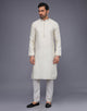 Stylish Small Embroidery Butta Design Soft Silk Kurta Pyjama Set