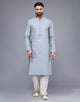 Stylish Small Embroidery Butta Design Soft Silk Kurta Pyjama Set