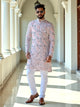 Opulent Botanical with Birds Printed Cotton Kurta