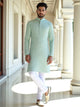 Radiant Cream Floral Print Cotton Blended Kurta