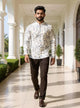 Elegance Glaxo Cotton Floral Print Short Kurta