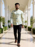 Elegance Glaxo Cotton Floral Print Short Kurta