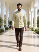 Hunter Green Glaxo Cotton Floral Printed Short Kurta