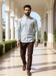 Stylish & Breathable Geometric Printed Glaxo Cotton Short Kurta