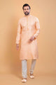 Georgette Self Design Multicolor Combo Kurta Set