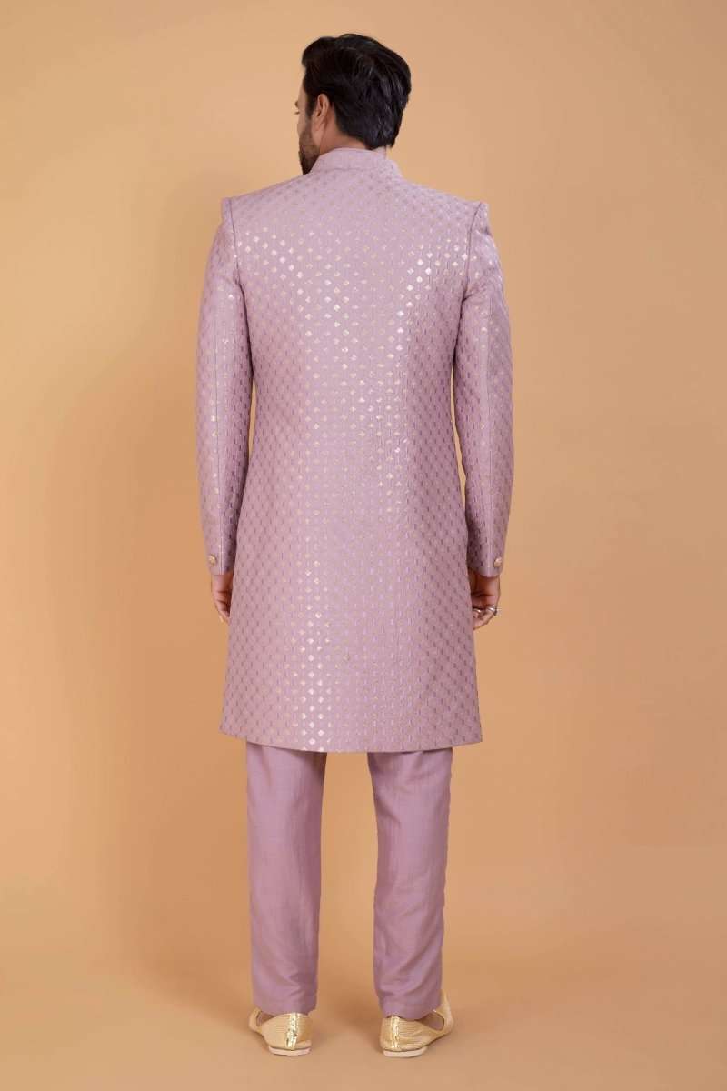 Stunning Onion Sequence Work Indo Open Jacket