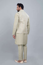 Self Brocade Design With Soft Silk Kurta Jacket