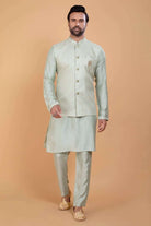 Impressive Self Highlighted Design Kurta Jacket