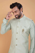 Impressive Self Highlighted Design Kurta Jacket