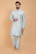 Self Jacquard With Embroidery Finishing Jacket For Party Styles