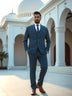 Rama Polyester Terry Cotton 5 Pc Designer Suit – De Royal Mens Ethnic