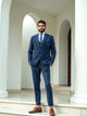 Polyester Terylene Solid Rama 5 Pc Designer Suit