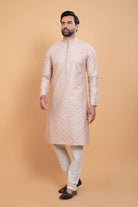 Self Jacquard Sequence Design Kurta Set