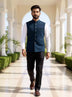 Rama Coloured Textured Polynosic Plain Waist Coat