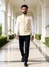 Pista Colour Textured Polynsic Waist Coat