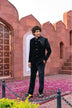 Velvet Stylish Designer Bandhgala Suit