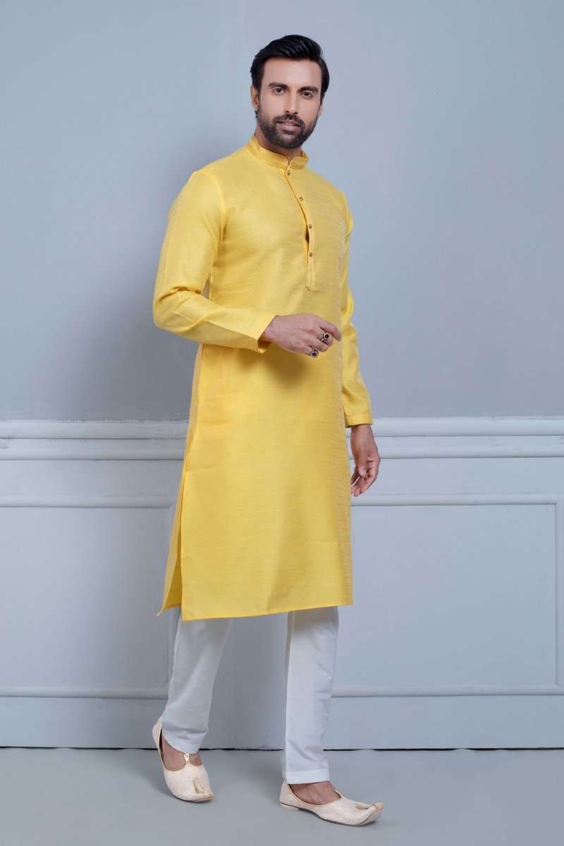 Simple Self Made Festive Design Kurta Set