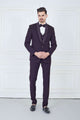 Purple Designer Tuxido Suit