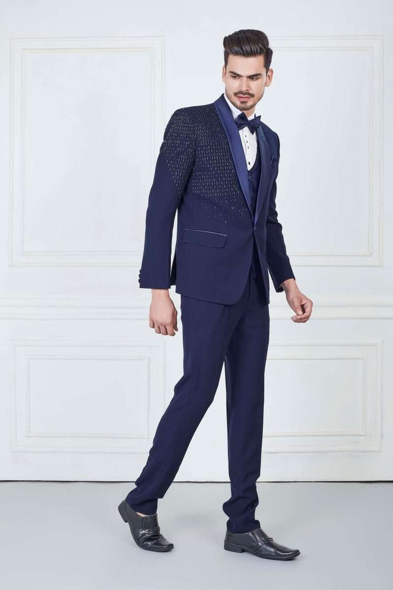 Navy Blue Designer Suit