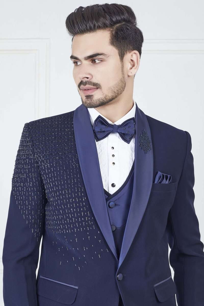 Navy Blue Designer Suit