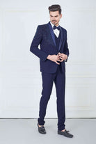 Navy Blue Stunning Party Style Designer Suit