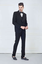 Black Astonishing Party Wear Tuxido Suit