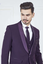 Purple Stylish Designer Suit