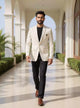 Chevron Imported Lycra Stretchable Giza Cotton Blazer