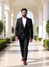 Chevron Imported Lycra Stretchable Giza Cotton Blazer