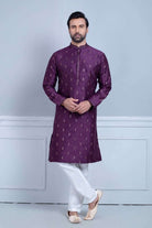 Raw Silk Simple And Comfort Sequence Design Kurta Set