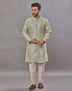 Self Weaving Design Jacquard Party Wear Semi Indo