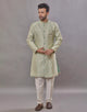 Self Weaving Design Jacquard Party Wear Semi Indo