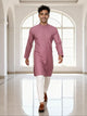 Self Design Cotton Men's Kurta Pyjama Set